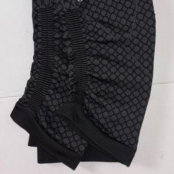 Lululemon In The Flow Crops leggings Heathered Deep Coal women's 4 style #W6D87S - Picture 12 of 16